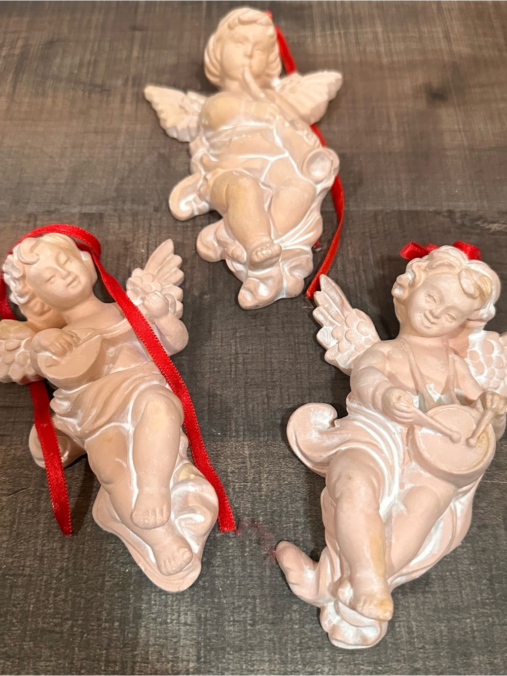 Vintage made in Korea angel set Christmas decor
